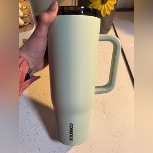 Corkcicle Mint Green Tumbler with Handle